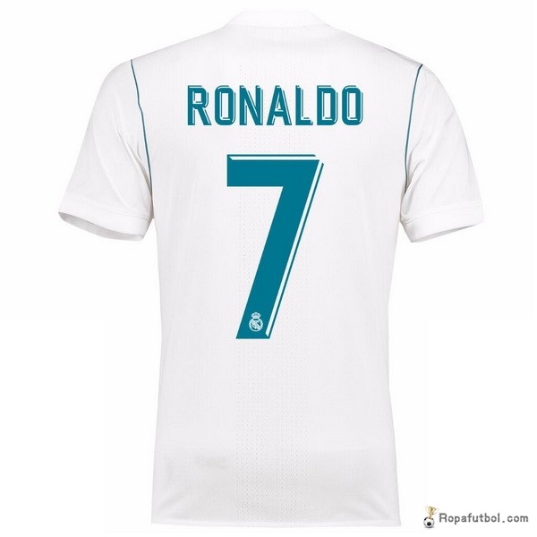 Camiseta Real Madrid Replica Primera Ropa Ronaldo 2017/18